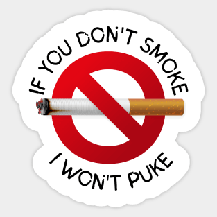 No Smoking Sticker